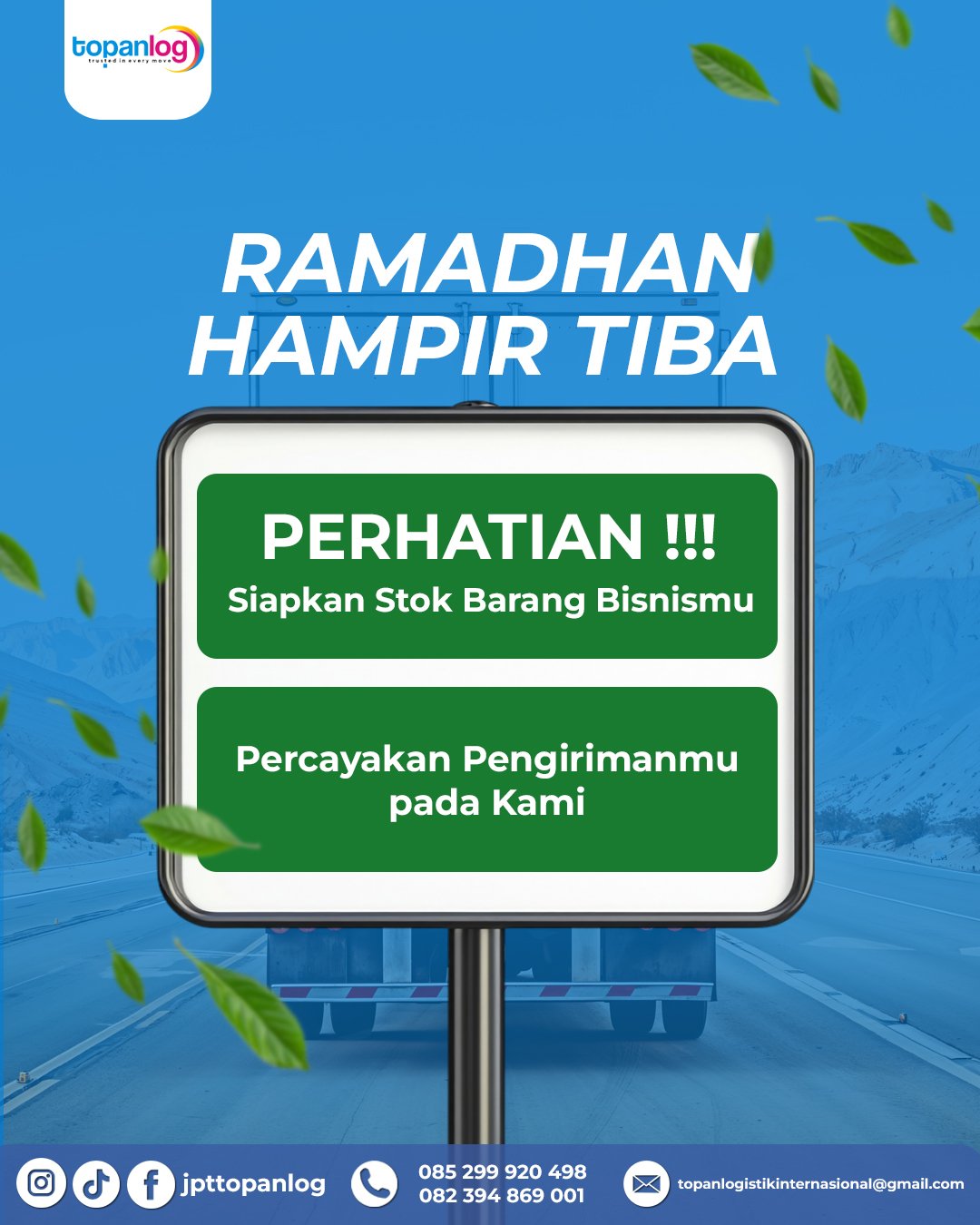 Topan Logistik Siap Ngebuburit Bersama Anda